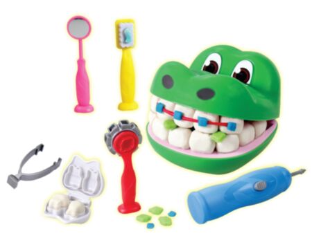 Croco hambaarstikomplekt voolimismass Kid´s toys (5 x 50g)