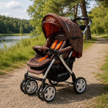 Käru Britton Allroad PRUUN/Oranž