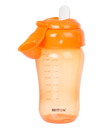 Britton Tilgavaba pehme nokaga pudel 270ml / Oranž