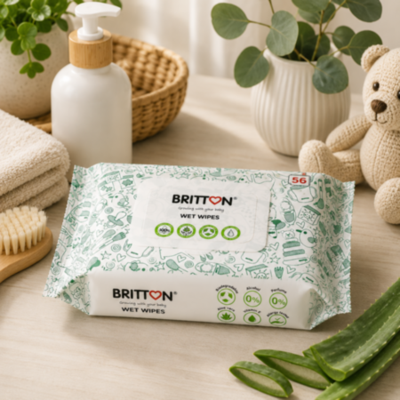 Britton plastikuvabad niisked salvrätikud