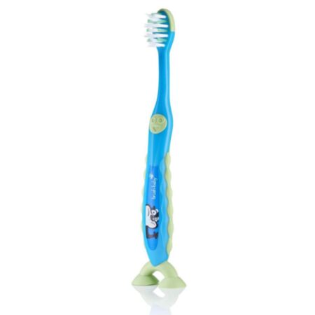 Brush Baby Flossbrush sügavpuhastavate harjastega hambahari vanusele 3-6 -sinine