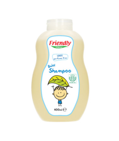 Orgaaniline seebivaba ja lõhnatu šampoon beebidele 400ml / Friendly Organic