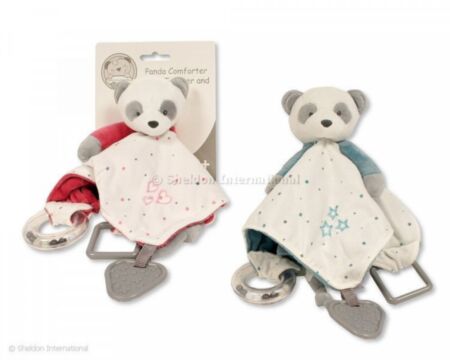 Kaisurätt närimisleludega Panda roosa/sinine / SnuggleBaby