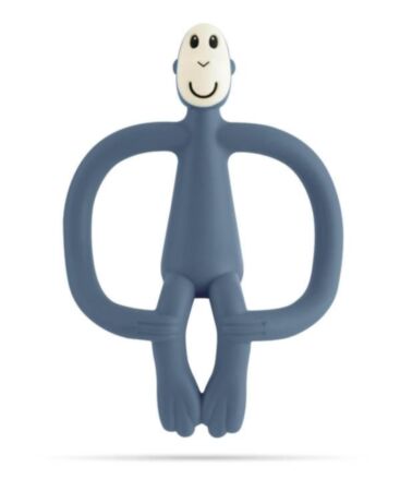 Matchstick Monkey Teething Toy Airforce Blue