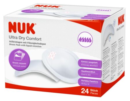 NUK rinnapadi Ultra Dry 24tk, kleebisega